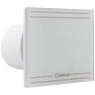 SAPHO GLASS axial bathroom fan with timer, duct 100mm, GS102 - Bathroom Exhaust Fan
