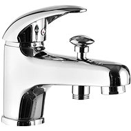 AQUALINE KASIOPEA pedestal basin mixer with diverter without waste, chrome 1107-04 - Tap