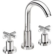 REITANO RUBINETTERIA AXIA three-element basin mixer without waste, chrome 502/S - Tap