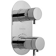 SAPHO RHAPSODY concealed thermostatic shower mixer, 2 outlets, chrome 5585T - Tap