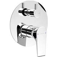 SAPHO AXAMITE concealed shower mixer, 2 outlets, rotary switch, chrome AX43 - Tap
