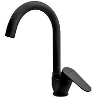 SAPHO CORNELI pedestal basin mixer, height 300mm, black matt CE60/15 - Tap