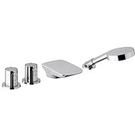 SAPHO GLAM four-element thermostatic mixer for bath rim, chrome GLAMTECH4 - Tap