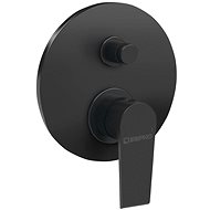 SAPHO KAI concealed shower mixer, 2 outlets, mat black KA42/15 - Tap