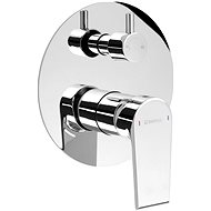 SAPHO KAI concealed shower mixer, 2 outlets, rotary switch, chrome KA43 - Tap