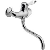 SAPHO KIRKÉ WHITE wall-mounted mixer, white lever, chrome KI15BC - Tap