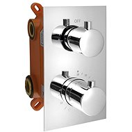 SAPHO KIMURA concealed thermostatic shower mixer, box, 2 outlets, chrome KU382 - Tap