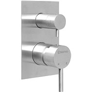 SAPHO MINIMAL concealed shower mixer, 2 outlets, stainless steel MI042 - Tap