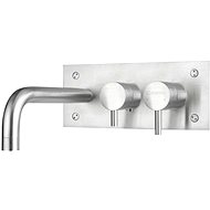 SAPHO MINIMAL pedestal bath mixer, stainless steel MI110 - Tap