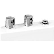 SAPHO Three-element bath rim mixer, chrome TG2RDTML - Tap