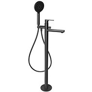 SAPHO PAX bath mixer with floor connection, mat black XA21/15 - Tap
