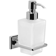 GEDY colourADO soap dispenser, chrome/milk glass 6981 - Soap Dispenser
