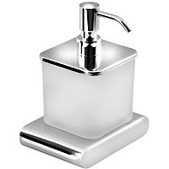SAPHO FLORI soap dispenser, chrome/milk glass RF019 - Soap Dispenser