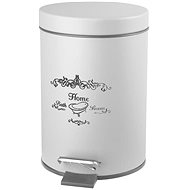 AQUALINE NICEA waste basket 3l, white 7500 - Rubbish Bin