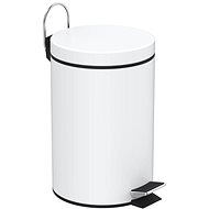 AQUALINE SIMPLE LINE waste basket round 3l, white 28103 - Rubbish Bin