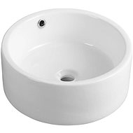 AQUALINE Keramické umyvadlo průměr 42x17 cm, na desku                                                - Umyvadlo
