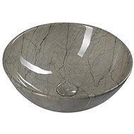 SAPHO DALMA keramické umyvadlo 42x16,5x42 cm, grigio                                                 - Umyvadlo