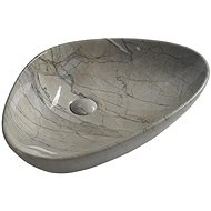 SAPHO DALMA keramické umyvadlo 58,5x14x39 cm, grigio                                                 - Umyvadlo