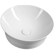 SAPHO IDEA keramické umyvadlo průměr 42 cm, na desku, bez přepadu                                    - Umyvadlo