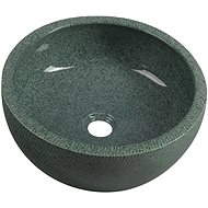 SAPHO PRIORI keramické umyvadlo, průměr 42 cm, zelená                                                - Umyvadlo