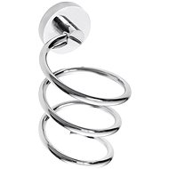 SAPHO X-ROUND hairdryer holder, spiral, chrome - Hair Dryer Holder