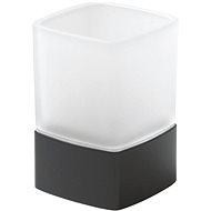 GEDY LOUNGE Standing brush holder, black mat - Toothbrush Holder