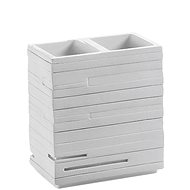 GEDY QUADROTTO brush holder, white - Toothbrush Holder