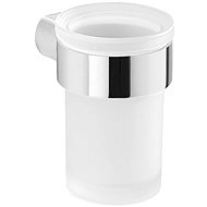 GEDY PIRENEI sklenka, chrom/mléčné sklo                                                              - Toothbrush Holder