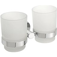 SAPHO X-ROUND double glass holder, chrome - Toothbrush Holder