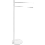 GEDY Stand with towel holder, white - Towel Rack