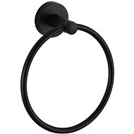 AQUALINE SAMBA towel holder circle, black - Towel Rack