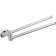 METAFORM AIDA Double rotating towel holder, 320mm, chrome - Towel Rack