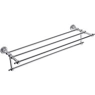 SAPHO DIAMOND towel rack with trap, 600mm, chrome - Towel Rack