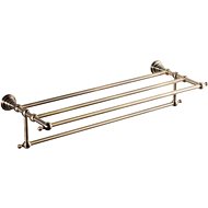 SAPHO DIAMOND towel shelf with handle 600mm, bronze - Towel Rack