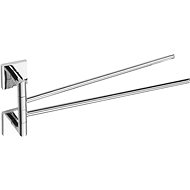 SAPHO X-SQUARE double towel holder, 420mm, chrome - Towel Rack