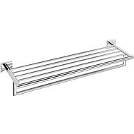 SAPHO X-SQUARE towel shelf with trap 650x110x215mm, chrome - Towel Rack