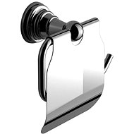SAPHO DIAMOND toilet paper holder with cover, chrome - Toilet Paper Holder