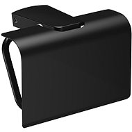 SONIA ZEN držák toaletního papíru s krytem, černá                                                    - Toilet Paper Holder