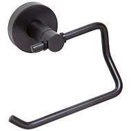 SAPHO X-ROUND BLACK toilet paper holder without cover, black - Toilet Paper Holder