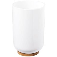 AQUALINE SNOW Standing glass, white - Toothbrush Holder Cup