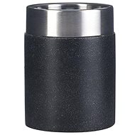 RIDDER STONE Standing glass, black - Toothbrush Holder Cup