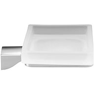 GEDY GLAMOUR soap dish, chrome/milk glass - Soap Dish