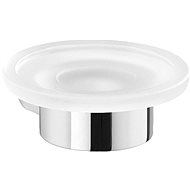 GEDY PIRENEI soap dispenser, chrome/milk glass - Soap Dish