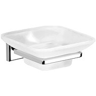 GEDY COLORADO soap dispenser, chrome/milk glass - Soap Dish