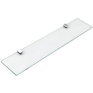 AQUALINE SAMBA glass shelf 500mm, chrome - Bathroom Shelf