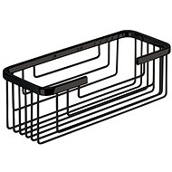 GEDY SMART shelf, 252x86x102mm, black matt - Bathroom Shelf