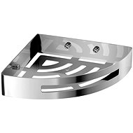 GEDY SMART corner shelf for shower, 210x45x210mm, polished stainless steel - Bathroom Shelf