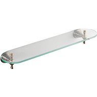 SAPHO DIAMOND glass shelf, bronze - Bathroom Shelf