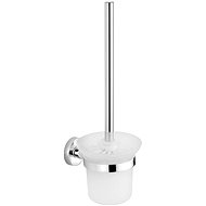 AQUALINE SAMBA wall-mounted toilet brush, milky glass - Toilet Brush