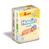 HUGGIES Pure Quatro Pack (4x64 pieces) - Wet Wipes